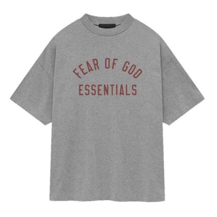 FOG Essentials Logo Crewneck Tee Dark Heather
